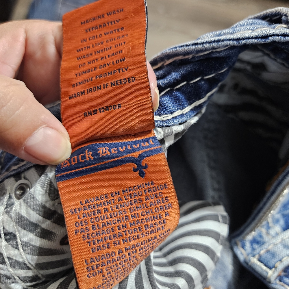 Rock Revival Light Wash Boot Cut Jeans - Picture 9 of 15